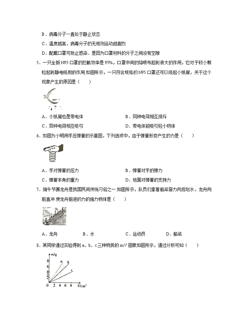2022-2023学年河南省洛阳市八年级下册物理期中专项提升模拟试卷02