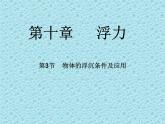 人教版八年级物理下册--10.3物体的浮沉条件及应用（课件）