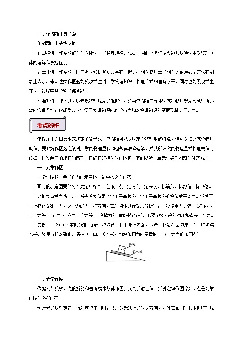 中考物理二轮复习讲义 专题03  作图题（学生版）第2页
