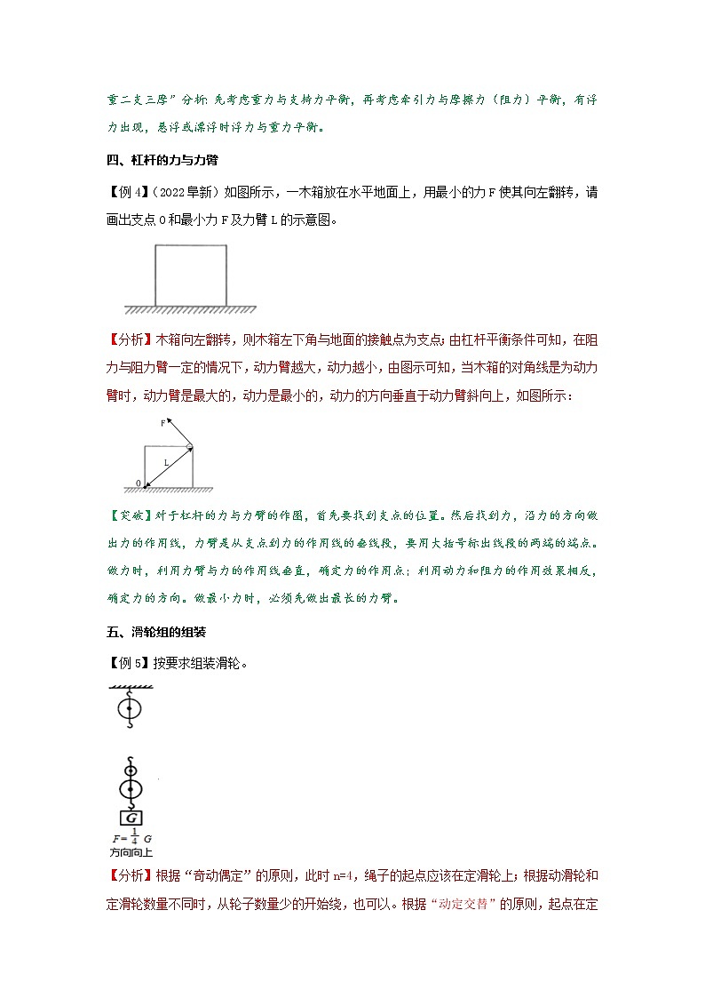 专题2   力学作图（课件+讲义+练习）-2023年中考物理【热点·重点·难点】专练（全国通用）03