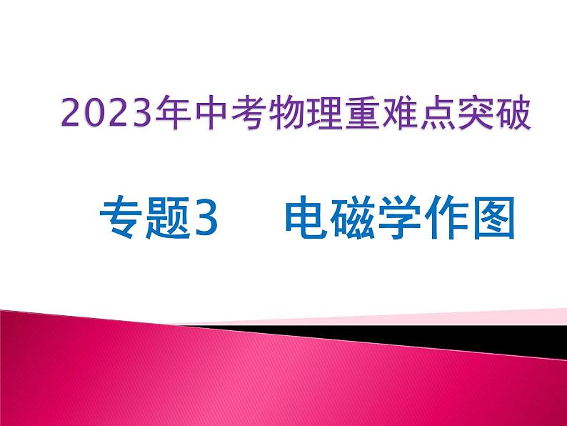 专题3   电磁学作图（课件+讲义+练习）-2023年中考物理【热点·重点·难点】专练（全国通用）01