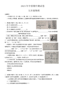 2023年河南省平顶山市中考物理一模试题(含答案)