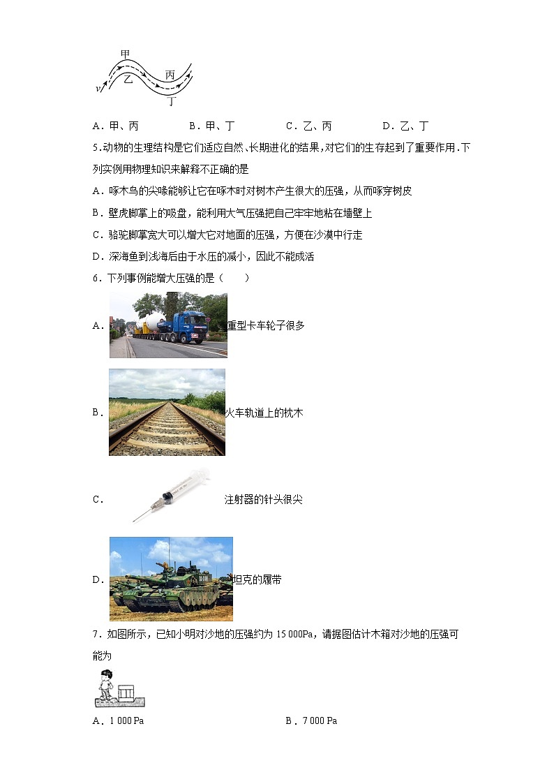 2021-2022学年八年级物理下学期期中考试检测卷（沪科版，含解析）第2页