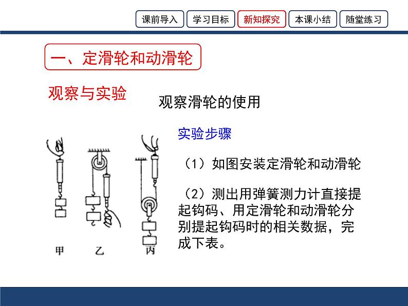 12.2 滑轮  课件  人教版物理八年级下册ppt (2)07