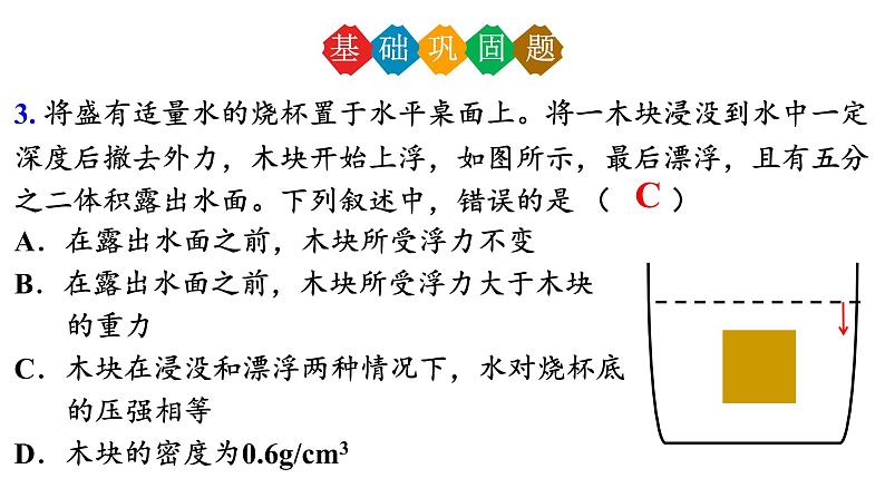 10.3 物体的浮沉条件及应用  课件  人教版物理八年级下册ppt07