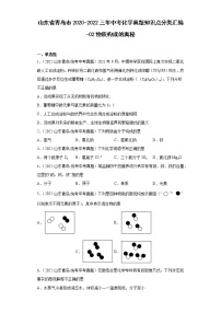 山东省青岛市2020-2022三年中考化学真题知识点分类汇编-02物质构成的奥秘