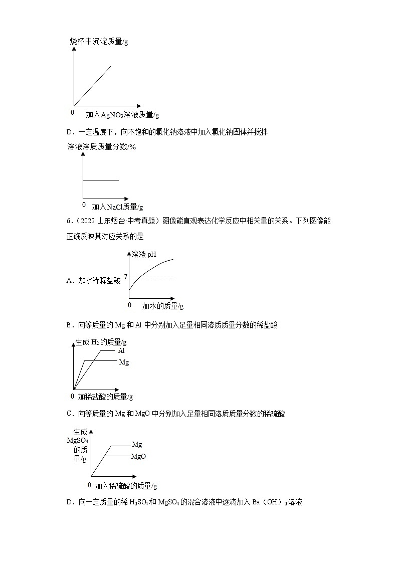 山东省烟台市2020-2022三年中考化学真题知识点分类汇编-04碳和碳的氧化物、金属和金属矿物03
