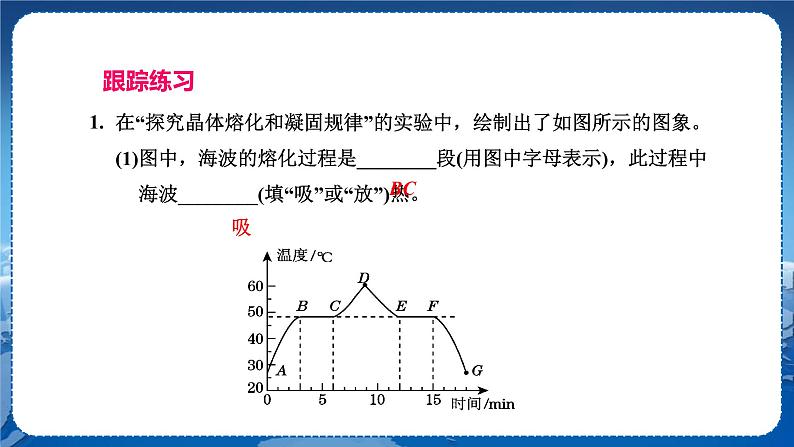 广东教育上海科技版物理八年级上第四章物质的形态及其变化专题二  物态变化规律的探究 教学课件第6页