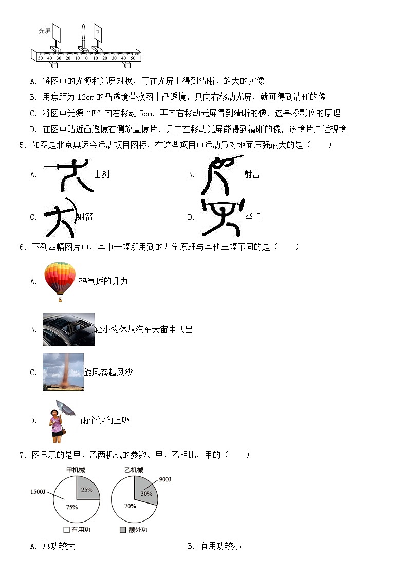山东省济宁2023年中考物理二模试卷【含答案】第2页