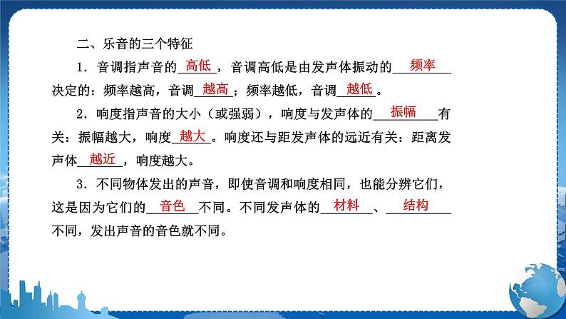 教科版物理八年级上 第三章 声 复习课 教学课件第3页