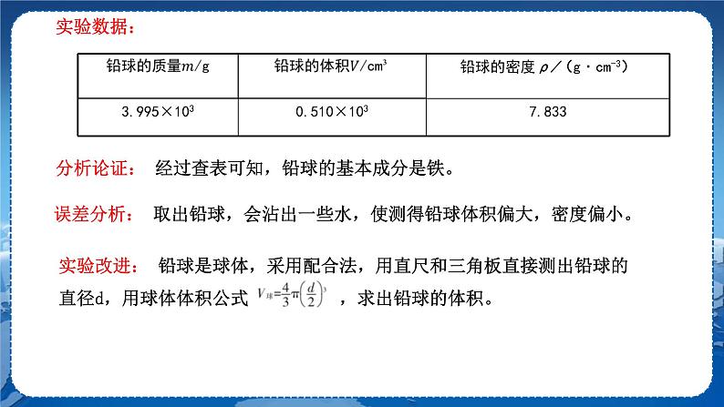 教科版物理八年级上 第六章 质量与密度 4.活动：密度知识应用交流会 教学课件第5页
