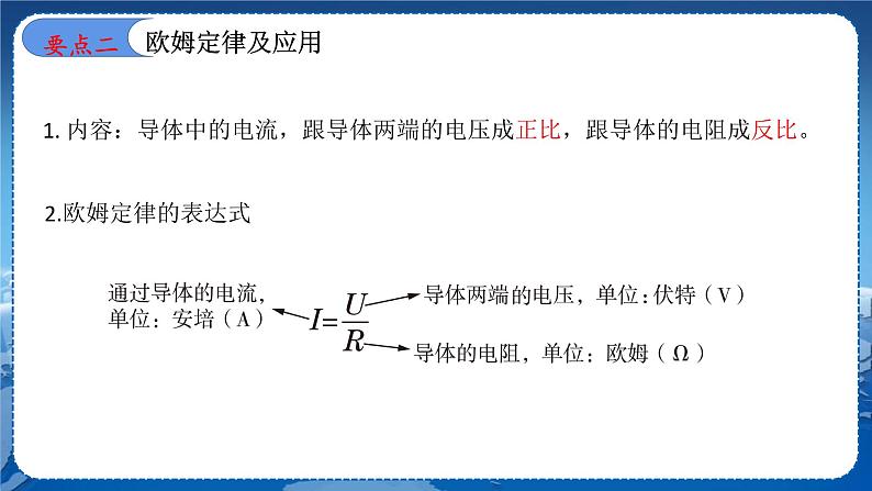 教科版物理九年级上  第五章 欧姆定律 章末复习  教学课件第6页