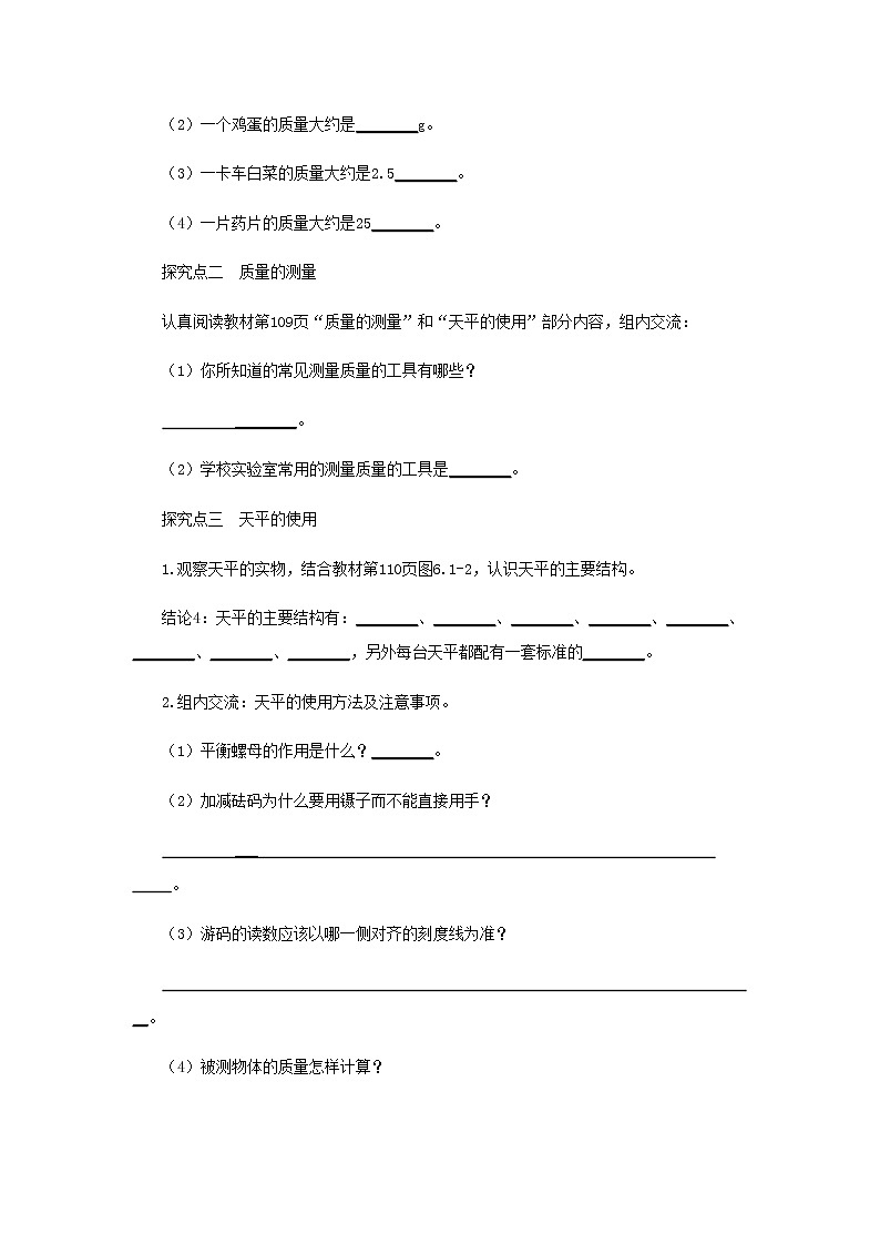 人教版物理八年级上 第六章第一节质量 PPT课件+教案+导学案03