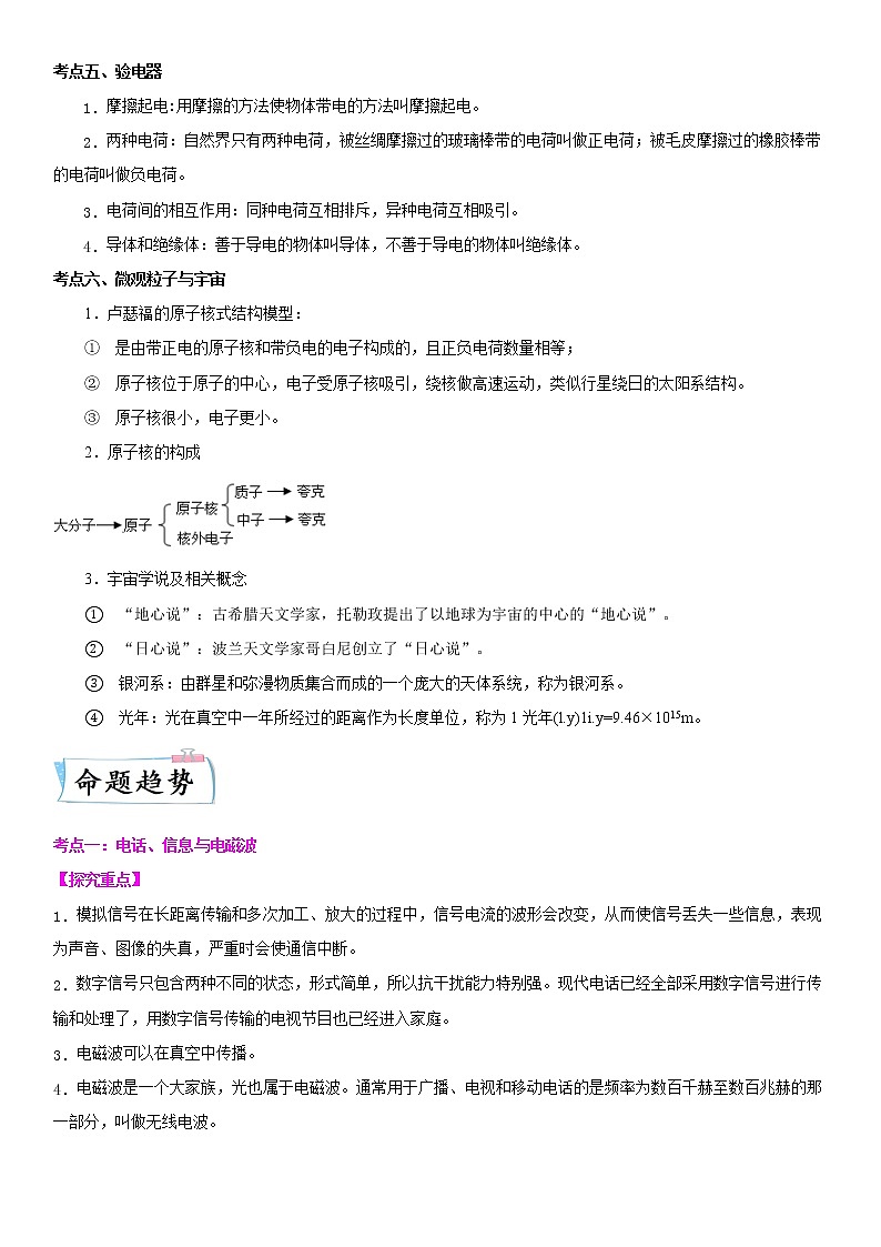 重难点20  信息、能源与微观粒子 （原卷版）第3页