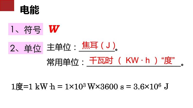 18.1 电能电功  课件  人教版物理九年级全册ppt07