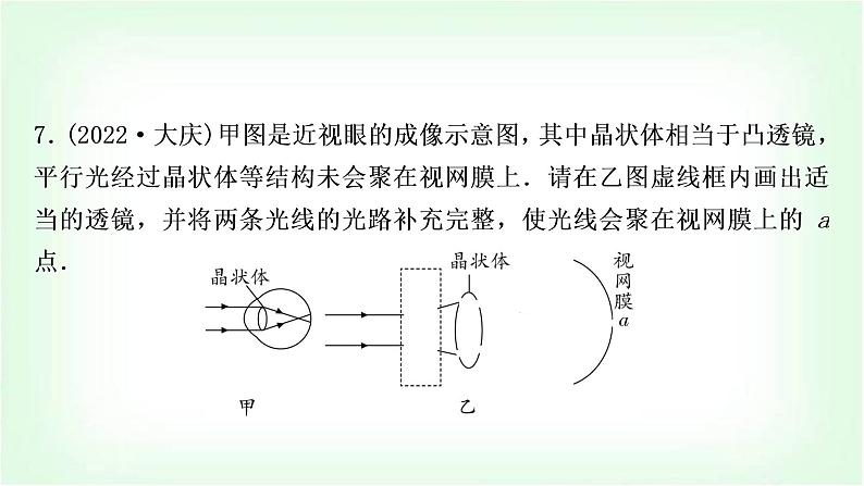 人教版中考物理复习题型三作图题作业课件第8页