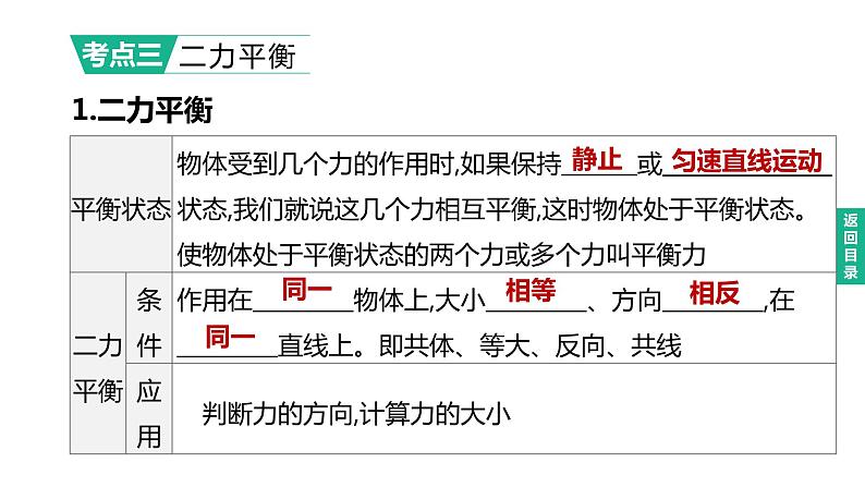 初中物理中考复习 2023年中考物理（人教版）总复习一轮课件：第08课时　牛顿第一定律　二力平衡第5页