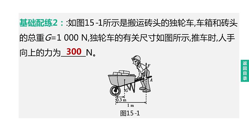 初中物理中考复习 2023年中考物理（人教版）总复习一轮课件：第15课时　杠杆及其应用第7页