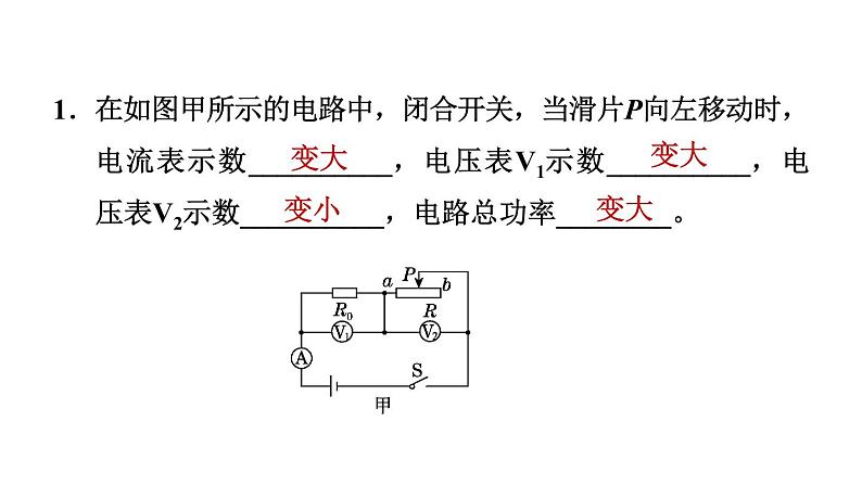 人教版九年级物理下册专题第18章动态电路和极值问题课件第3页