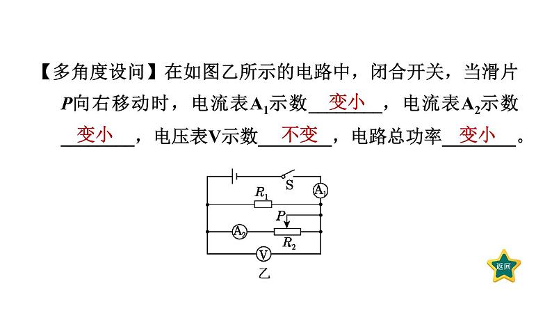 人教版九年级物理下册专题第18章动态电路和极值问题课件第4页