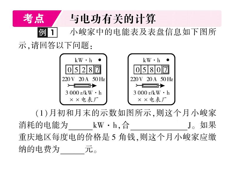 初中物理中考复习 中考物理 第二十讲 电功、电功率与电热课件PPT02