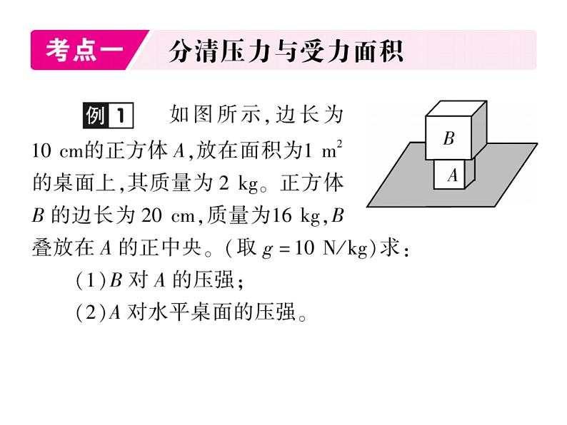 初中物理中考复习 中考物理 第九讲压强 课时二课件PPT第2页