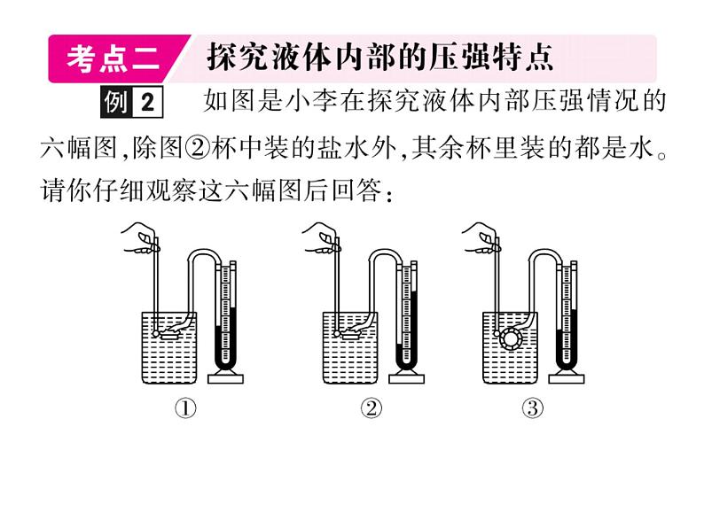 初中物理中考复习 中考物理 第十讲液体压强、气体压强 课时一课件PPT第4页