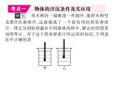 初中物理中考复习 中考物理 第十一讲浮力及其应用 课时二课件PPT