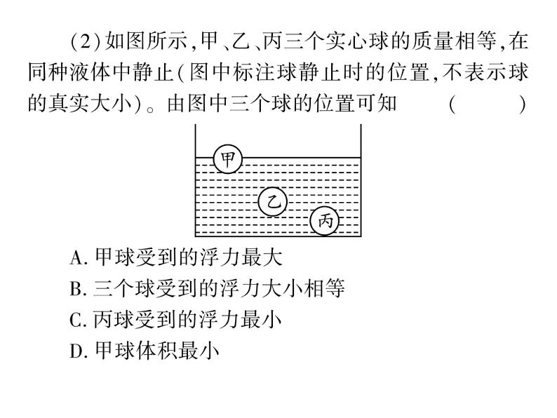 初中物理中考复习 中考物理 第十一讲浮力及其应用 课时二课件PPT第6页