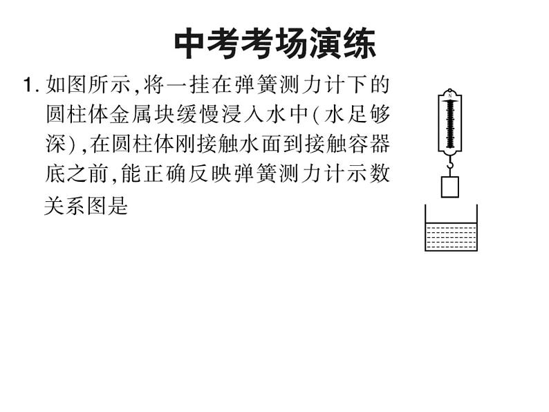 初中物理中考复习 中考物理 第十一讲浮力及其应用 课时三课件PPT第7页