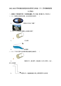 湖北省武汉市江夏区2022-2023学年九年级下学期3月月考物理试题