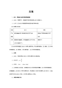 初中物理人教版八年级下册9.1 压强优秀同步训练题