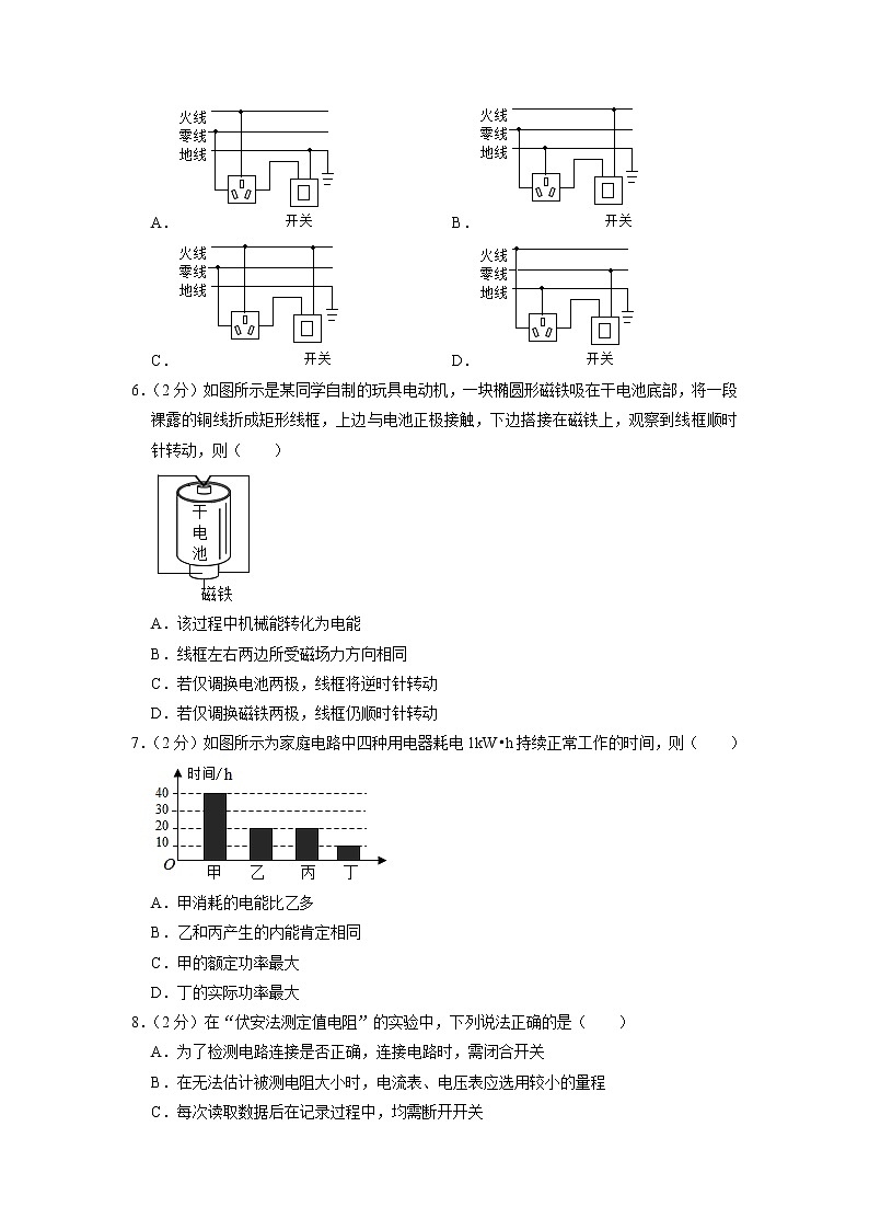 2023年江苏省苏州市常熟市等地中考物理一模试题02