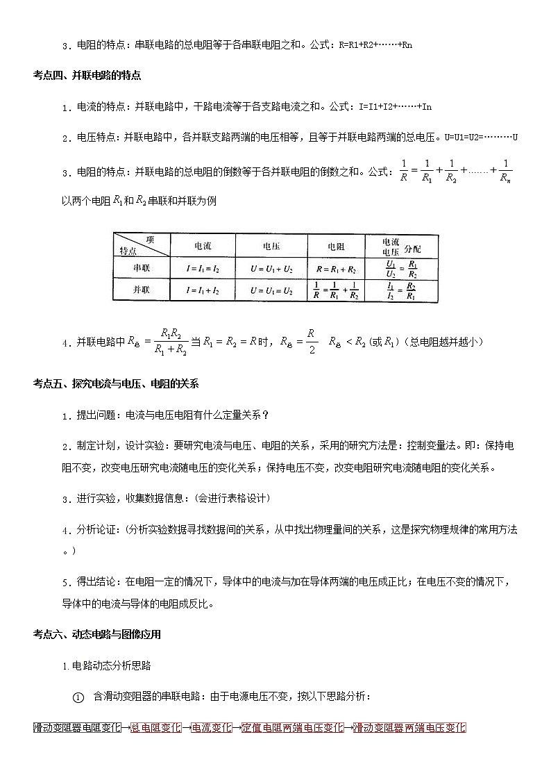 重难点15  欧姆定律 -2023年中考物理【热点·重点·难点】专练（江苏专用）02