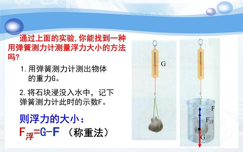 10.1 浮力 课件+课时练习0307