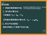 10.3 物体的浮沉条件及应用 课件+课时练习01