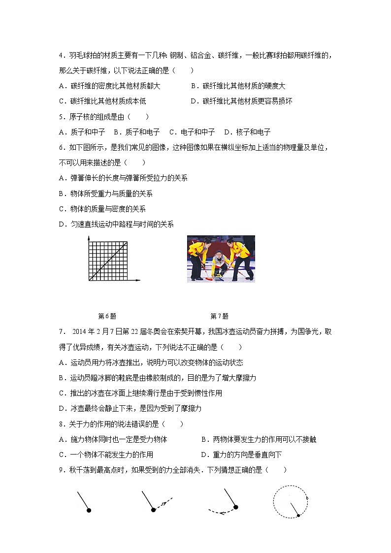 人教版初二下册（春季班）物理期中测试卷06（含答案解析）02