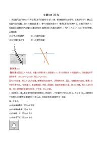 新版大同杯初中物理竞赛分项汇编 专题03 浮力