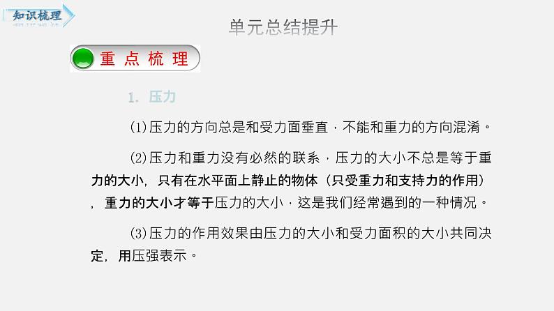 单元复习05 压强和浮力 【复习课件】——2022-2023学年人教版物理八年级下册单元综合复习03