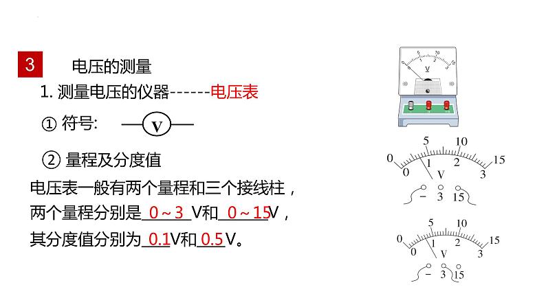 单元复习16电压和电阻【知识梳理】——2022-2023学年人教版物理九年级全册单元综合复习08