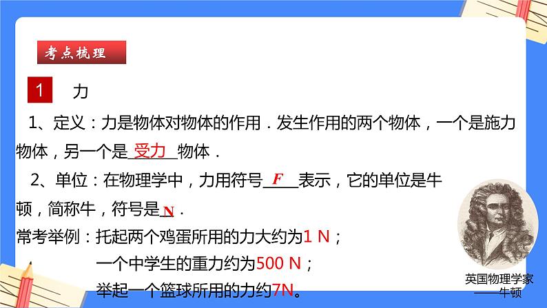 单元复习07 力【知识梳理】——2022-2023学年人教版物理八年级下册单元综合复习课件PPT05