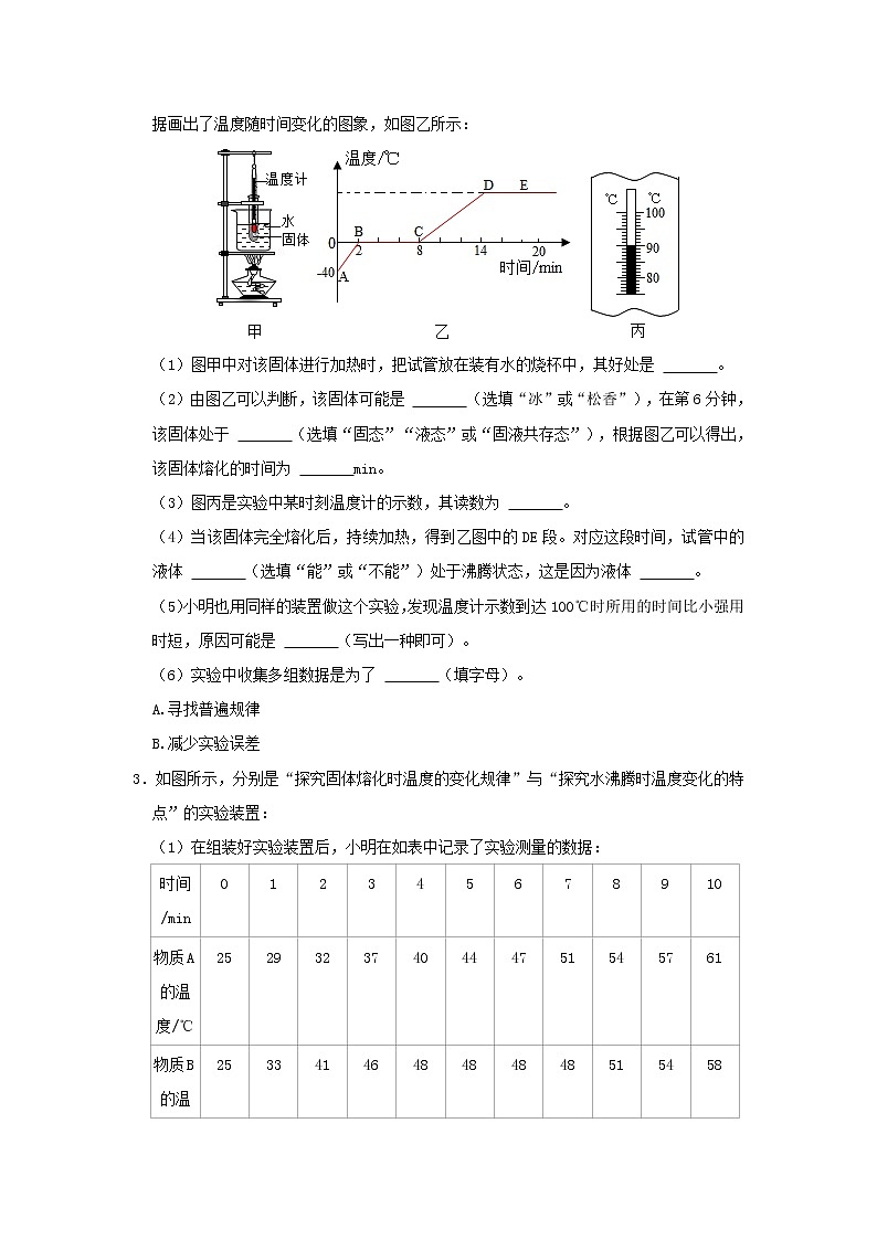 专题02 物态变化（原卷版）第2页