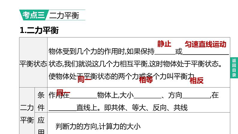 2023年中考物理（人教版）一轮复习课件：第08课时　牛顿第一定律　二力平衡 (含答案)第5页