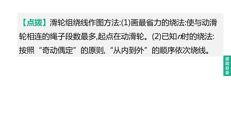 2023年中考物理（人教版）一轮复习课件：第16课时　滑轮、斜面及机械效率 (含答案)04