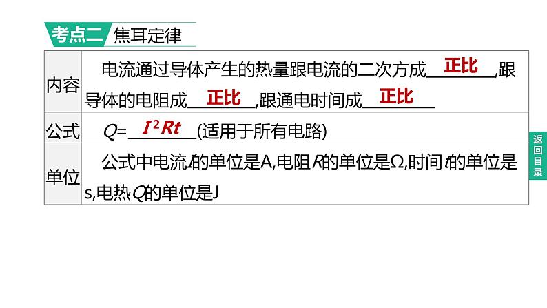 2023年中考物理（人教版）一轮复习课件：第22课时　焦耳定律及电热综合计算 (含答案)03