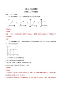 中考物理三轮冲刺提分专题05：坐标图像题（教师版）