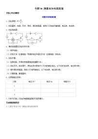 中考物理二轮复习考点讲解与题型练习专题36 测量未知电阻阻值（教师版）