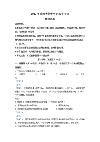 2022年陕西省中考物理真题（A）（教师版）