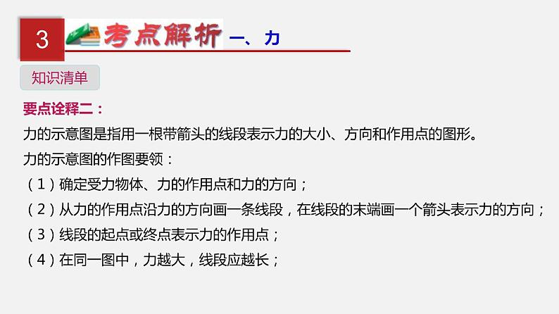 中考物理一轮复习单元复习课件第九单元  力与三种性质的力 (含答案)第8页