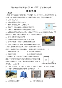 湖北省黄冈市浠水县洗马镇洗马初级中学2022-2023学年下学期期中考试八年级物理试题（含答案）